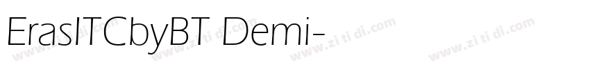 ErasITCbyBT Demi字体转换